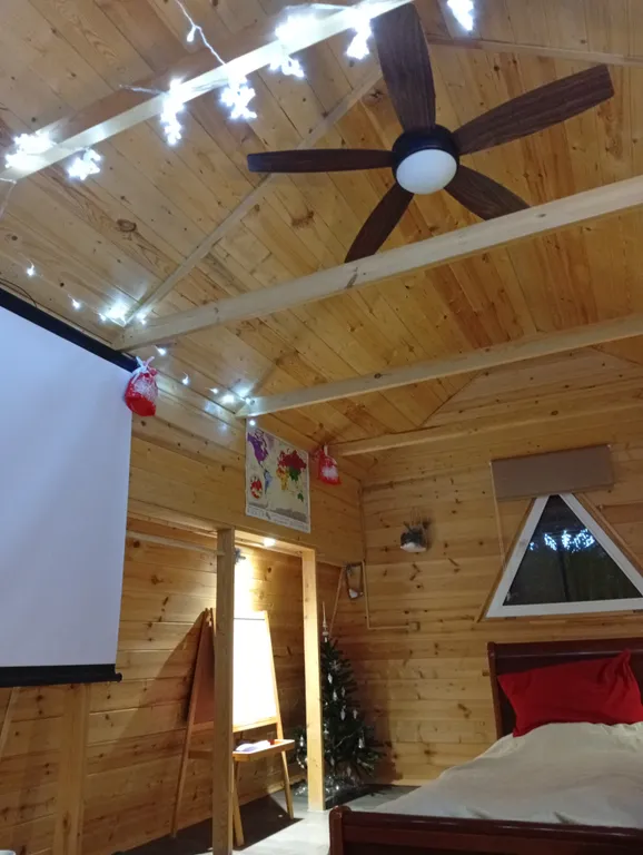 2-к. дом с сауной и балконом на реку