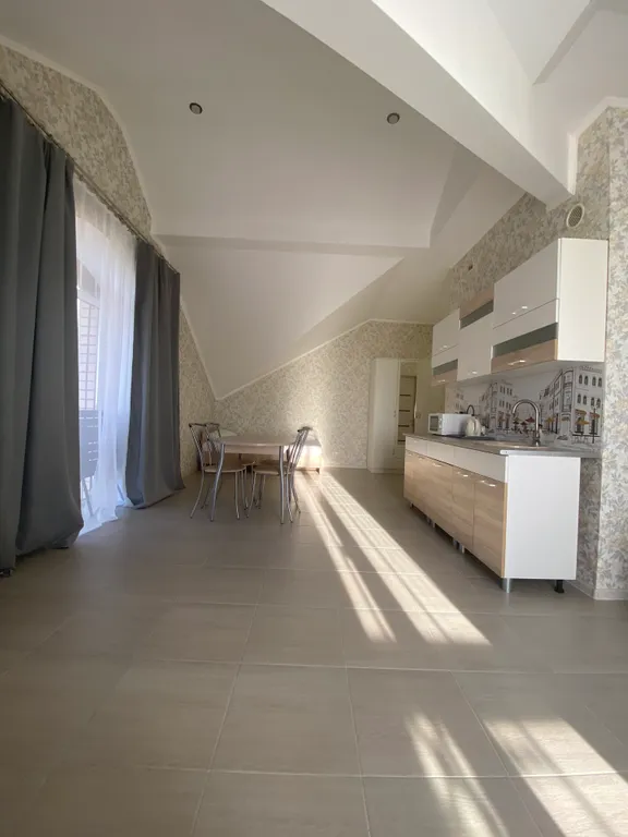 Студия на 4-х с кухней, балконом