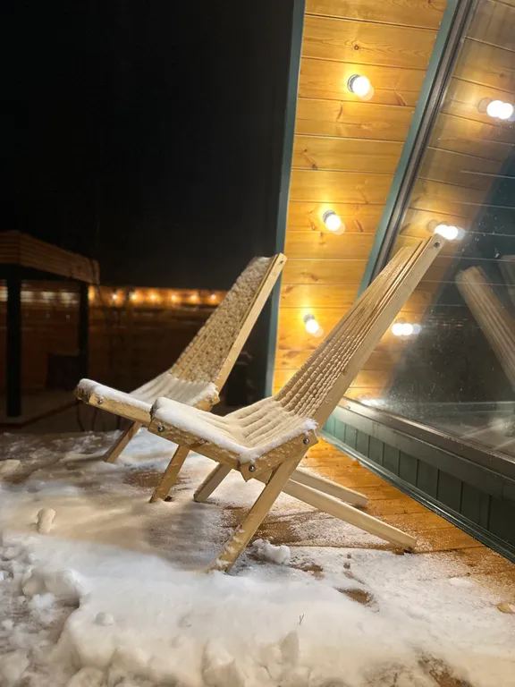 Darhaus домик с чаном в лесу