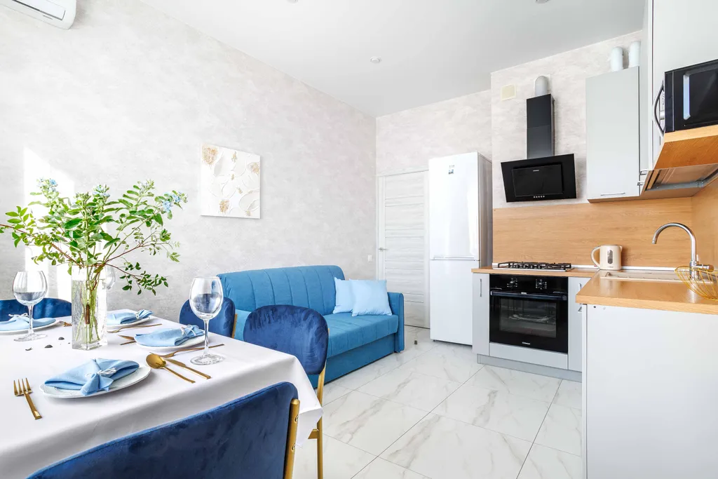 Квартира Квартира Уютный апартамент с бассейном на территории — Геленджик