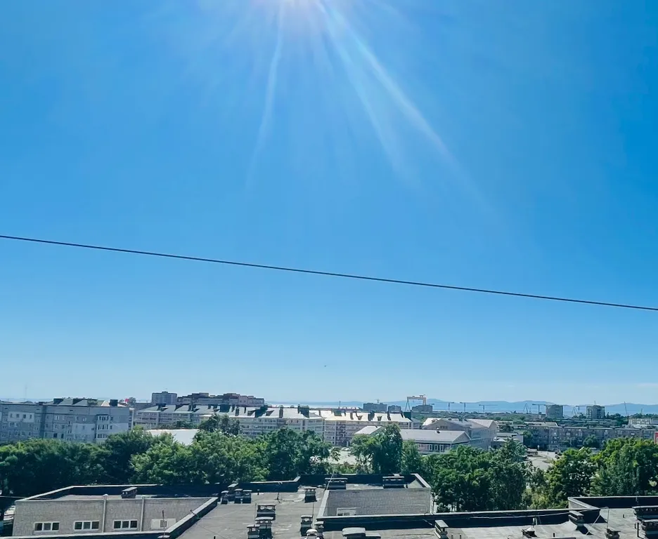 Уютная квартира с видом на закат