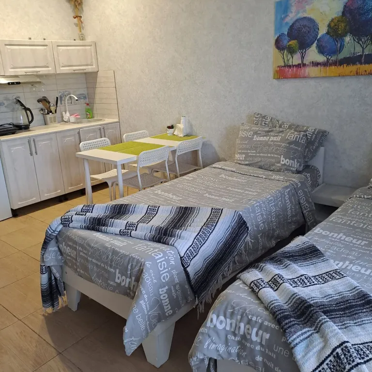 Уютная студия с видом на озеро