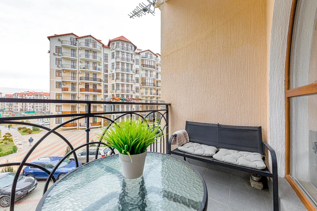 Квартира Квартира-студия Бусинка с балконом — Геленджик