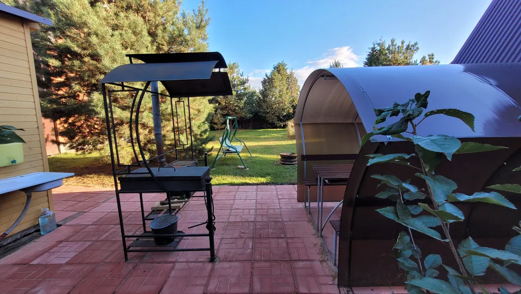 Дом A-frame с баней