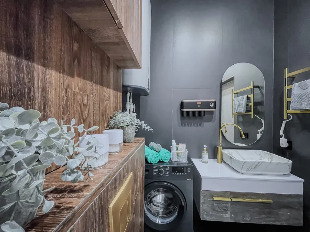 Стильная квартира с кроватью king-size