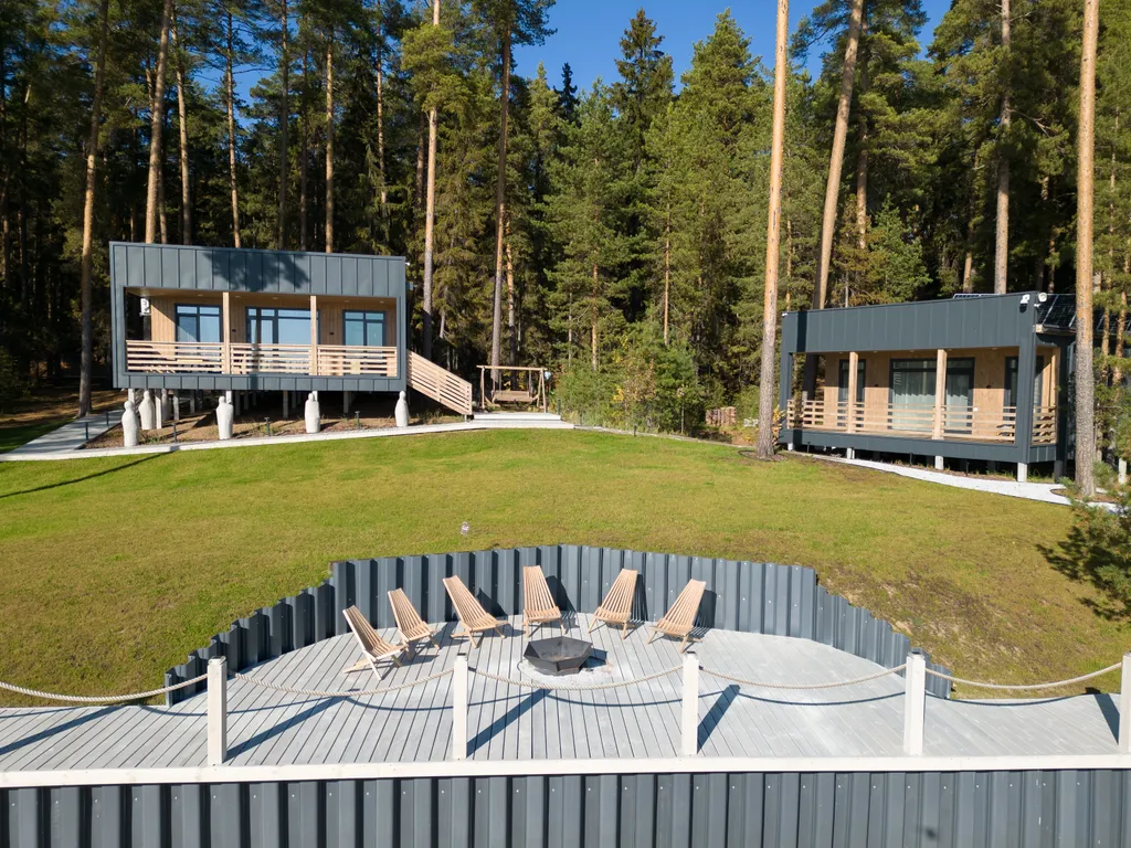 Комфортабельный дом у речного плёса