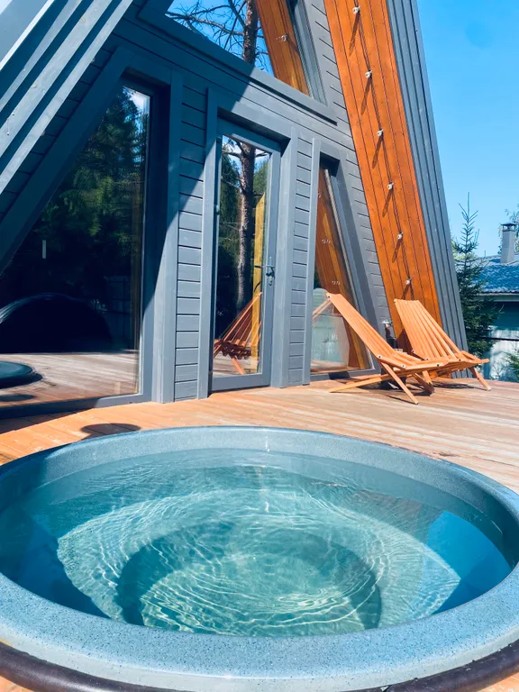 Уютный дом A-frame