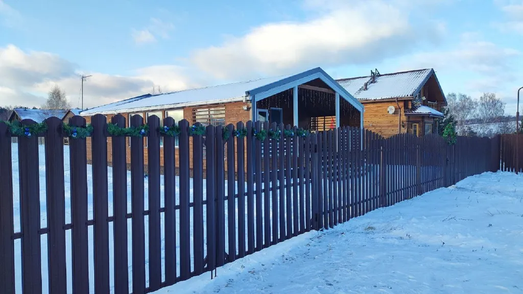 Барнхаус с баней и панорамными окнами