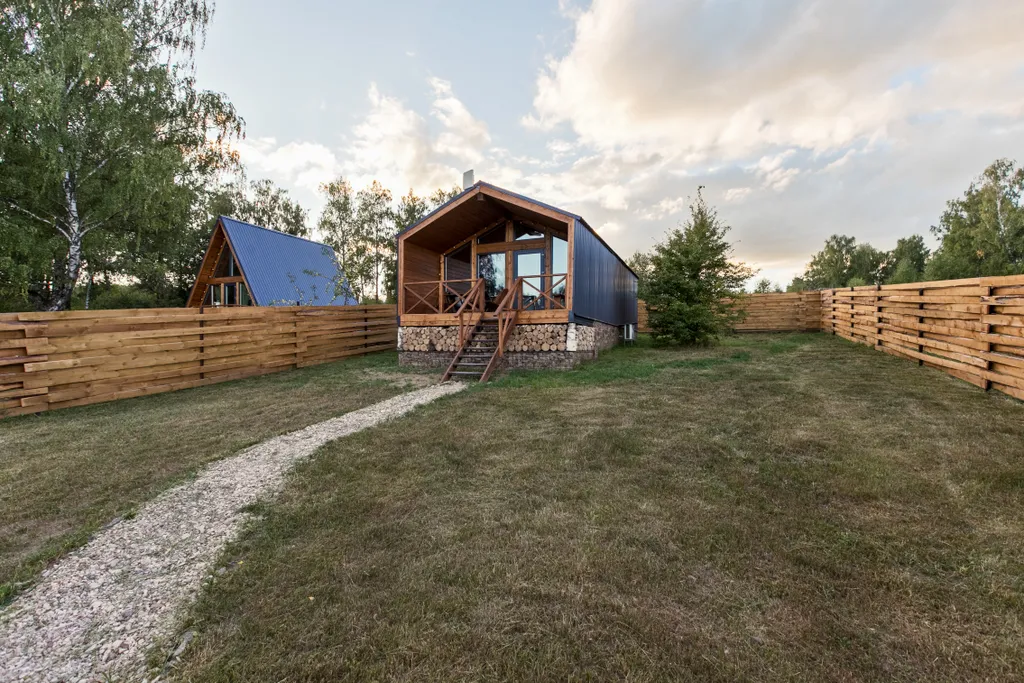 Барнхаус ЗИМА с подогреваемой купелью