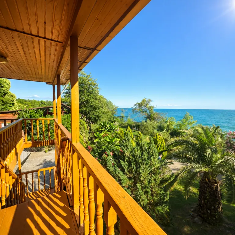 Трехместный номер | общая терраса с видом на море | первая линия