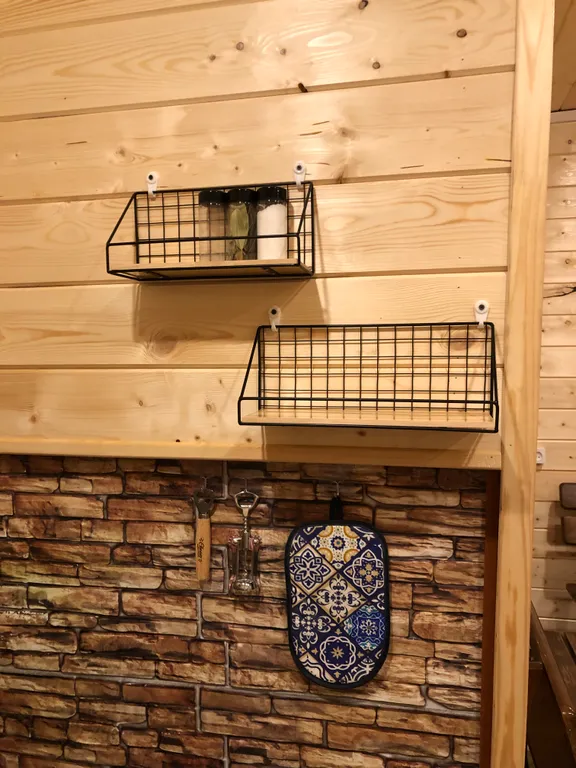 Уютный номер в новом домике в саду (левая сторона)