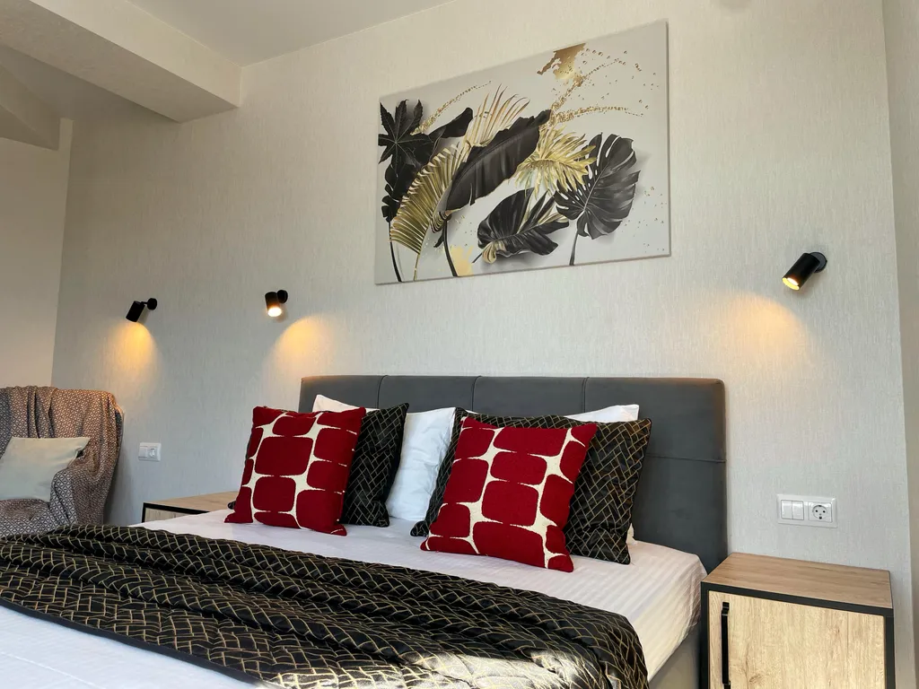 Студия в 3 минутах до моря с видом на горы