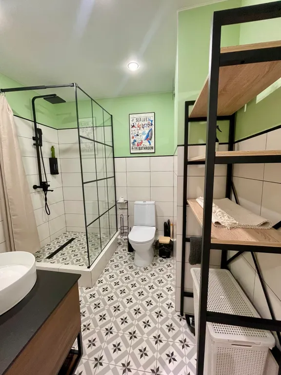 Квартира Квартира Дизайнерский апартамент с бассейном у моря — 300 метров — Анапа