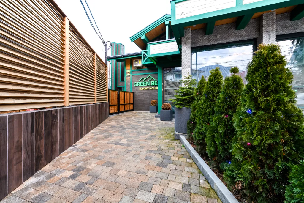 Уютная Студия с террасой Green Oplot Apartments