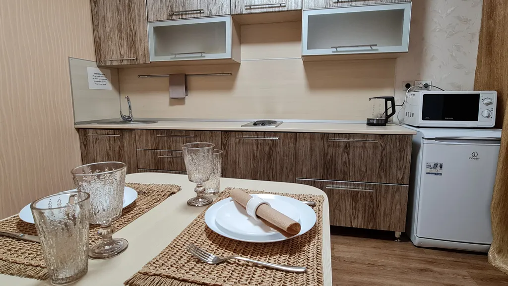 Просторная комфортабельная двухкомнатная квартира в многоэтажном доме