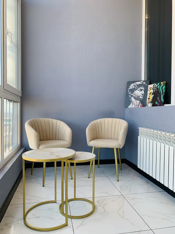 Двухэтажная однокомнатная квартира