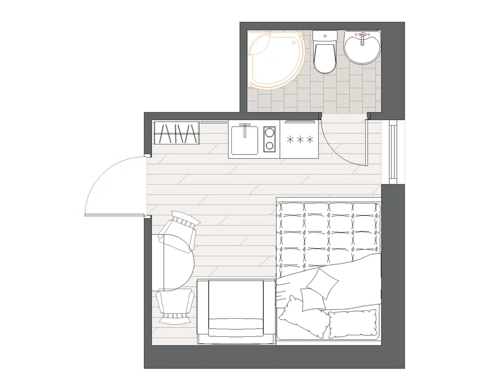 Квартира Апартаменты у метро Гостиный двор — Санкт-Петербург