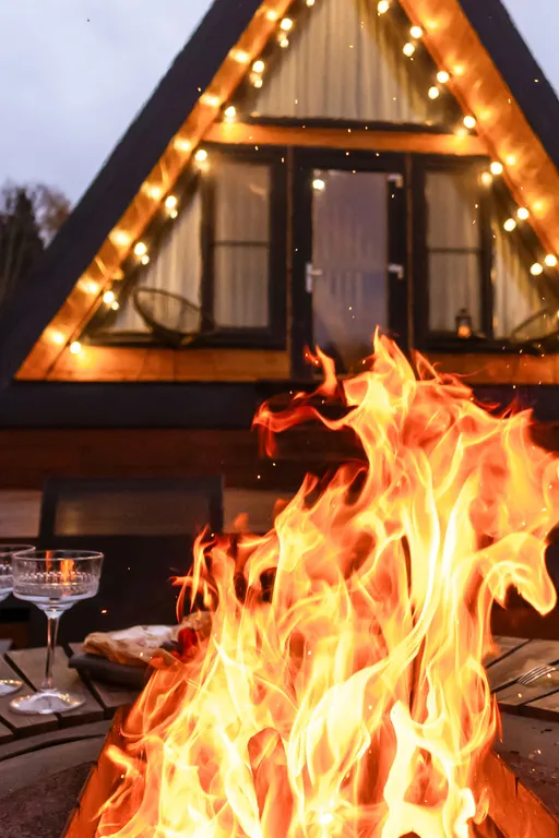 A-frame Терракот домик из дерева