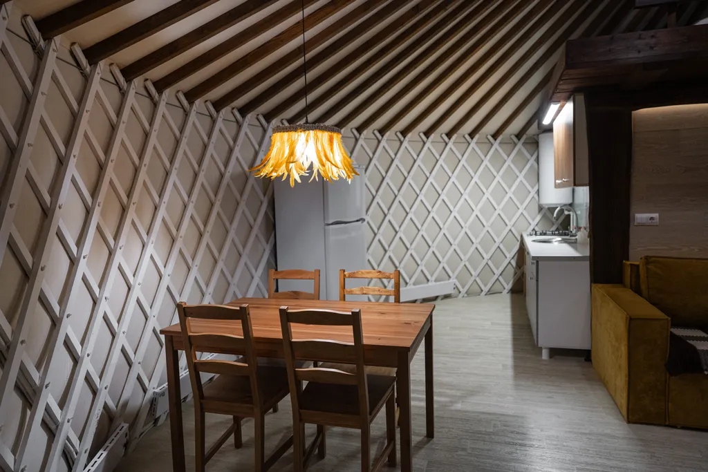 Коттедж Современная круглогодичная Юрта со всеми удобствами рядом с Коломной — Михеево