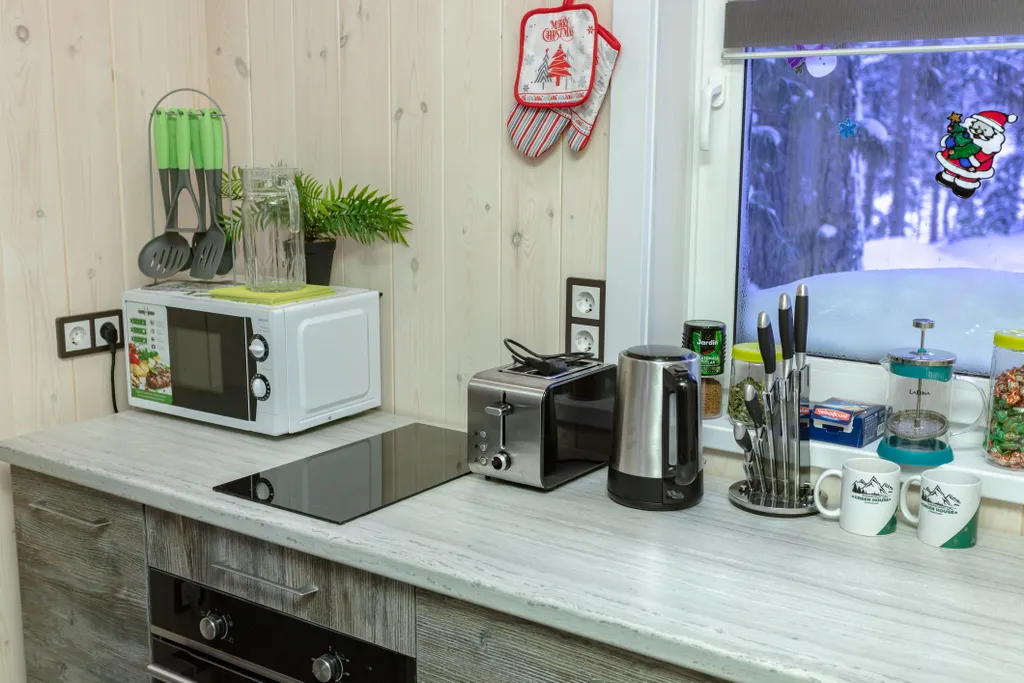 Барнхаус с панорамным видом на лес