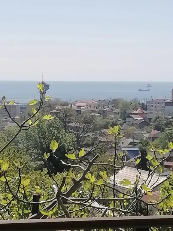 Отдельный домик в саду с видом на море