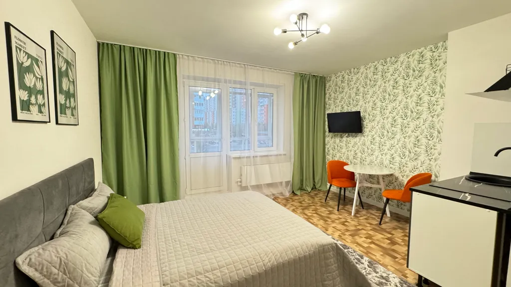 Квартира Квартира Стильная студия в микрорайоне Покровский — Красноярск