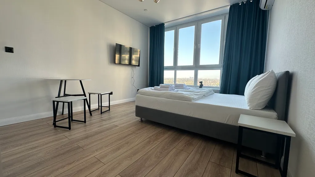 Квартира Квартира Студия с панорамным видом на реку Кубань и на Кавказский хребет — Краснодар