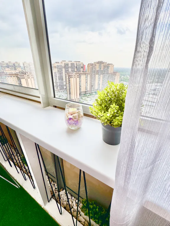 1-комнатная квартира с камином и двумя санузлами