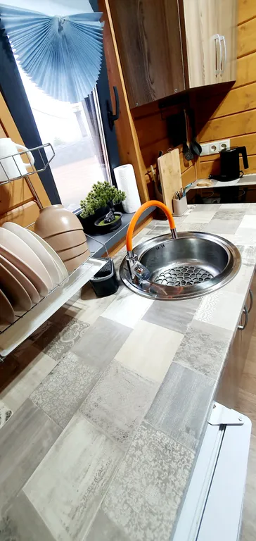 Уютный домик в стиле а-фрейм