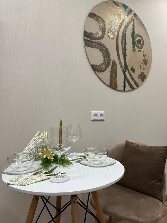 Уютная студия с балконом в шаге от Тинькофф холл и УфаАрена