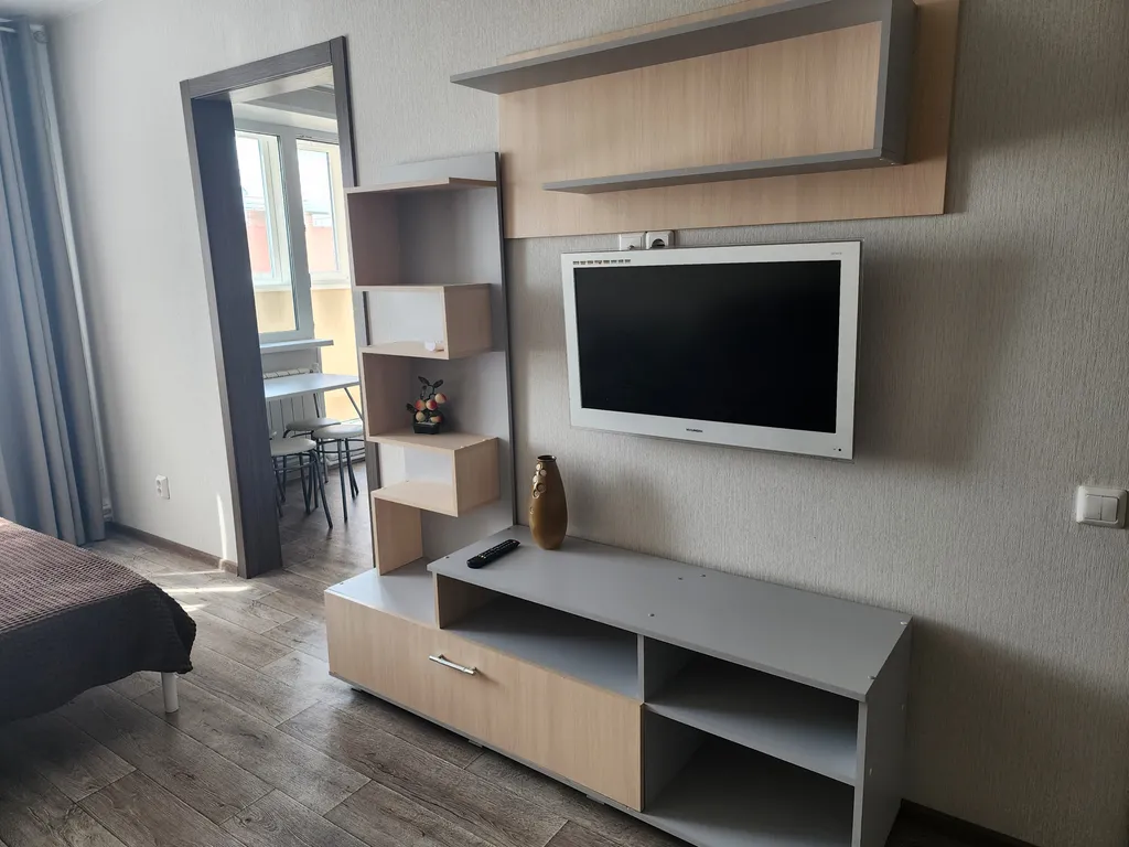 Уютная однокомнатная квартира с видом на озеро рядом с вокзалом