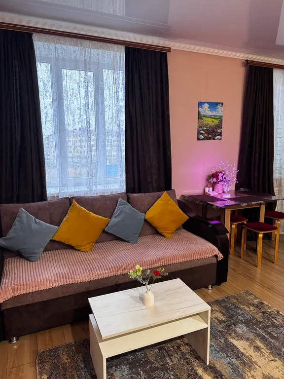 Просторная евродвушка с видом на гору