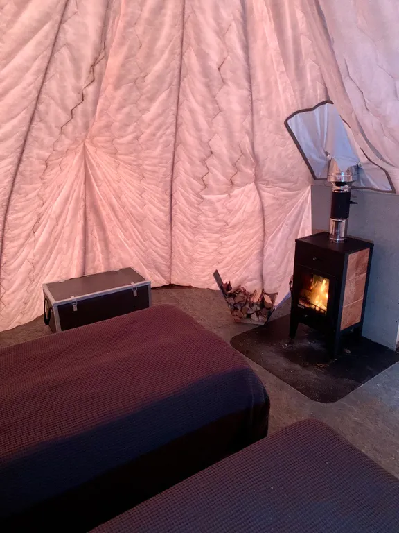 Чум с односпальными кроватями