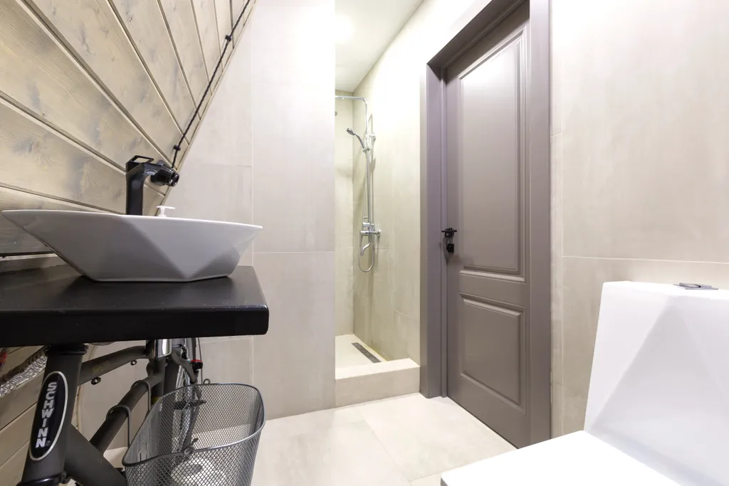 Домик A-Frame с купелью и баней 100 м2