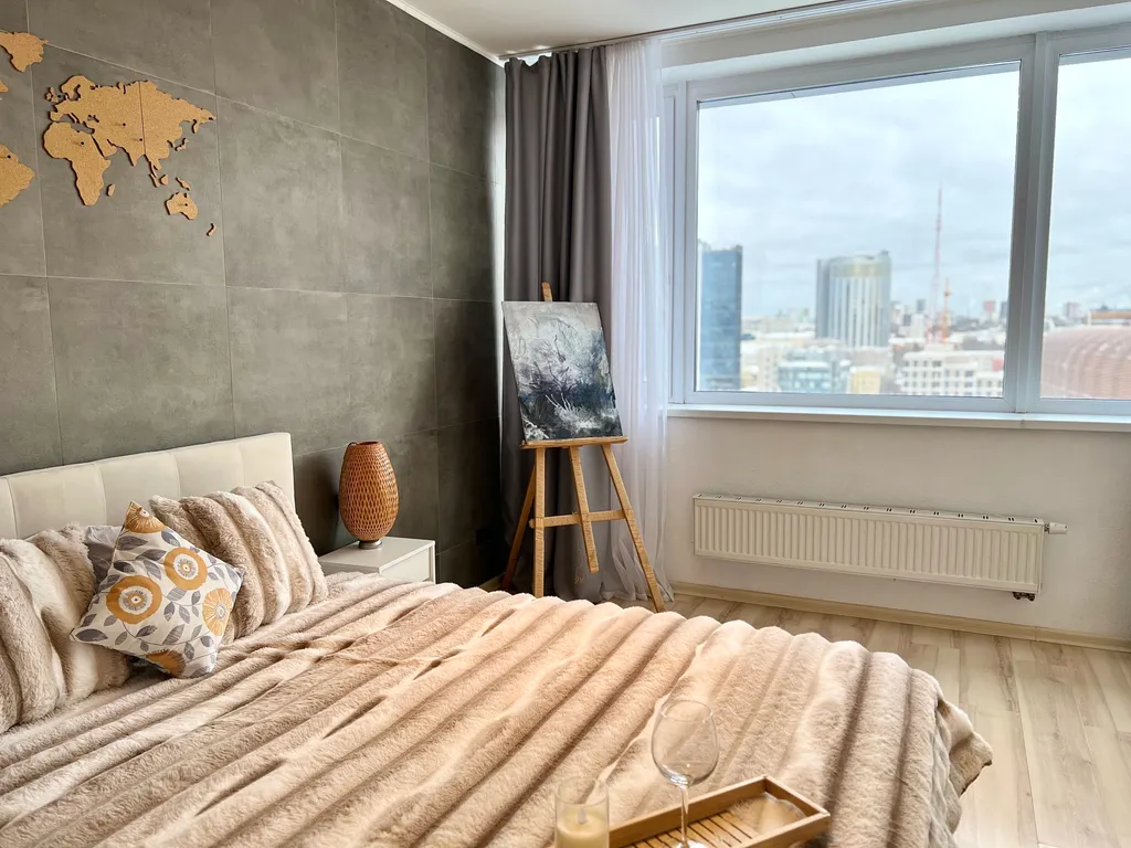 Квартира Квартира Просторная студия с кондиционером 14 этаж над УГМК-Арена / Гринвич — Екатеринбург