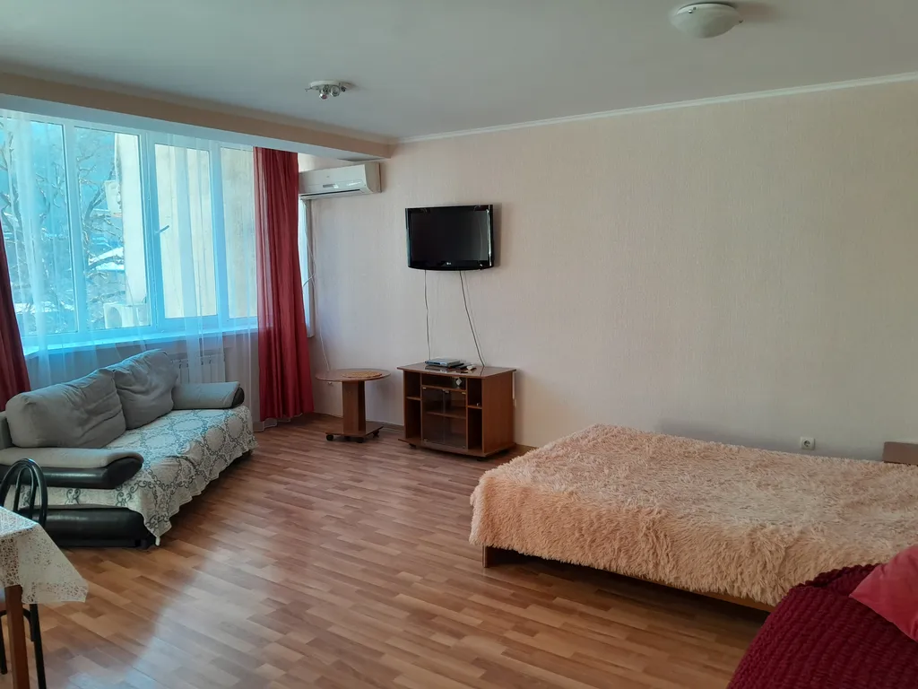 Просторная студия с видом на курорт Красная поляна - подъемник