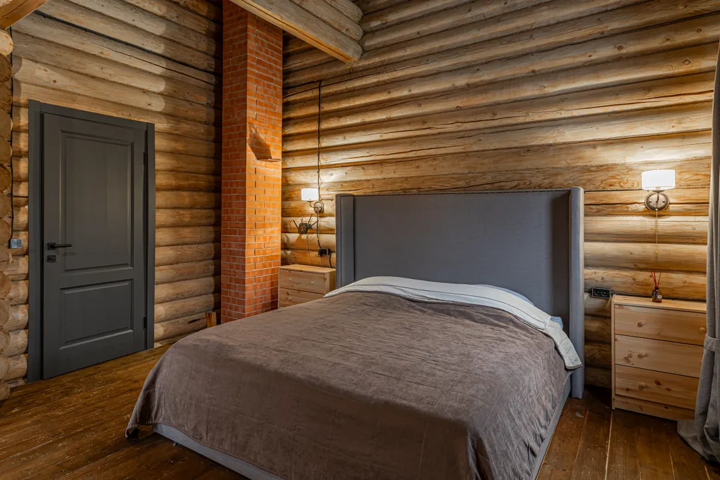 Уютный бревенчатый дом