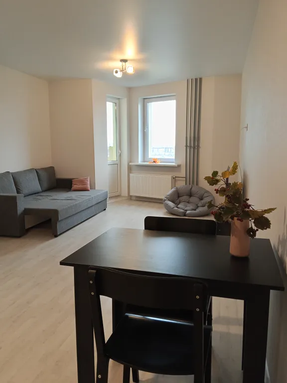 Квартира Просторная квартира-студия комфорт-класса на 16 этаже — Санкт-Петербург