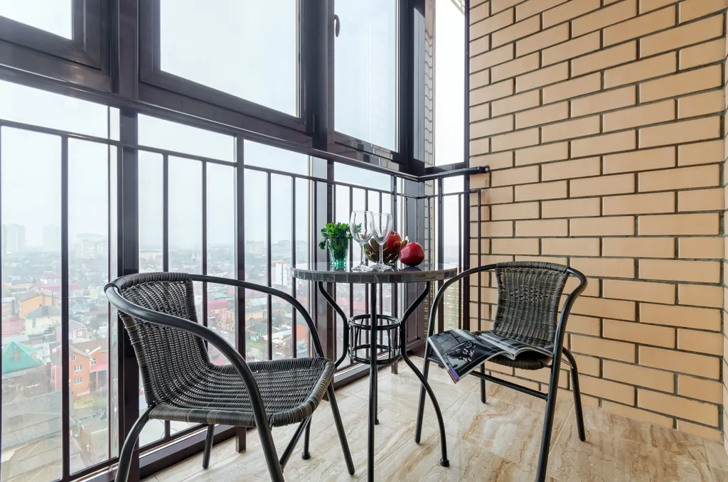 Квартира Квартира Стиль и высота, панорамный балкон, 14 этаж, жк «маршал», smart tv — Краснодар