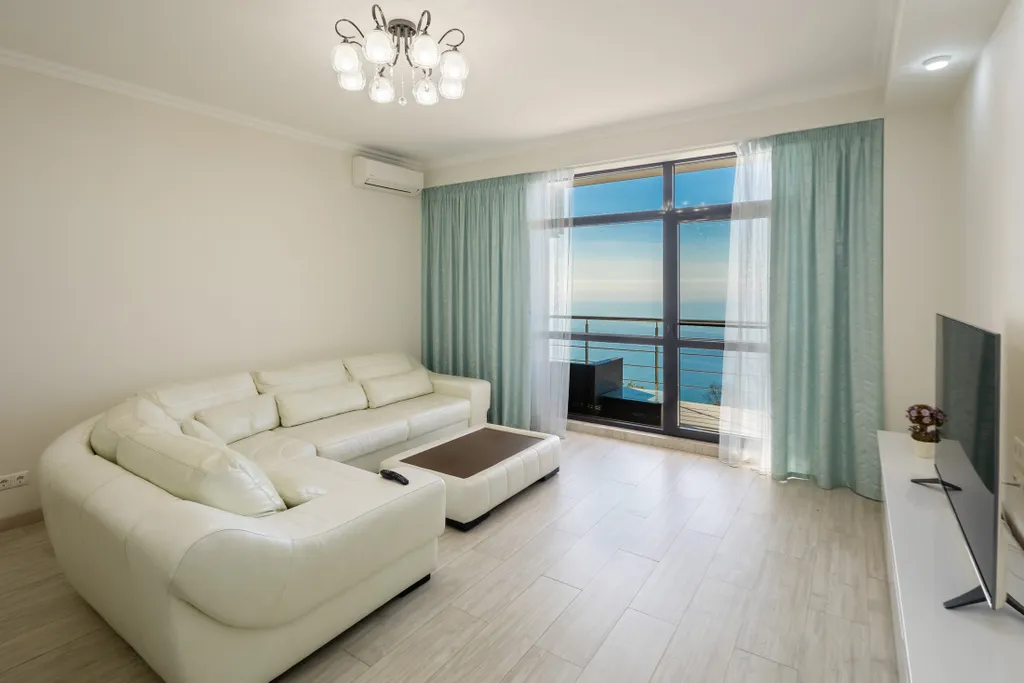 Квартира с Видом на море, 2 спальнями, 2 санузлами в ЖК Лазурный берег 1 — аренда посуточно в Сочи