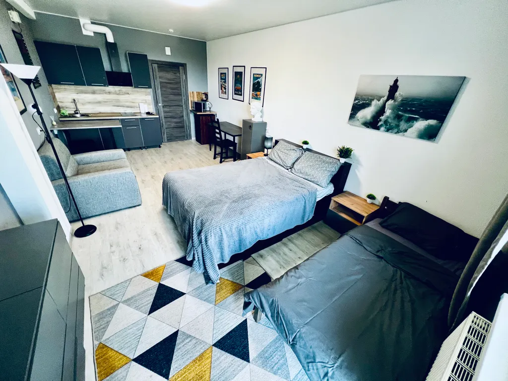 Квартира Квартира у м. Спортивная с видом на м. Невку — Санкт-Петербург