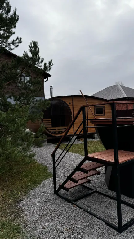 Коттедж с баней и чаном