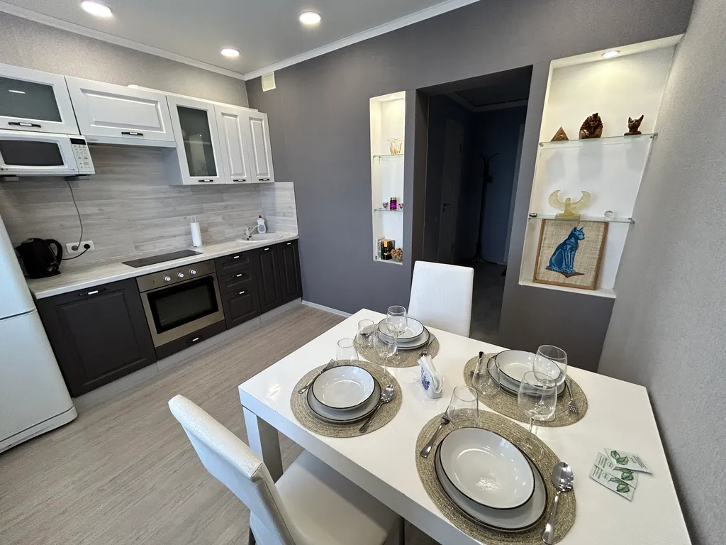 Уютная видовая квартира на последнем этаже