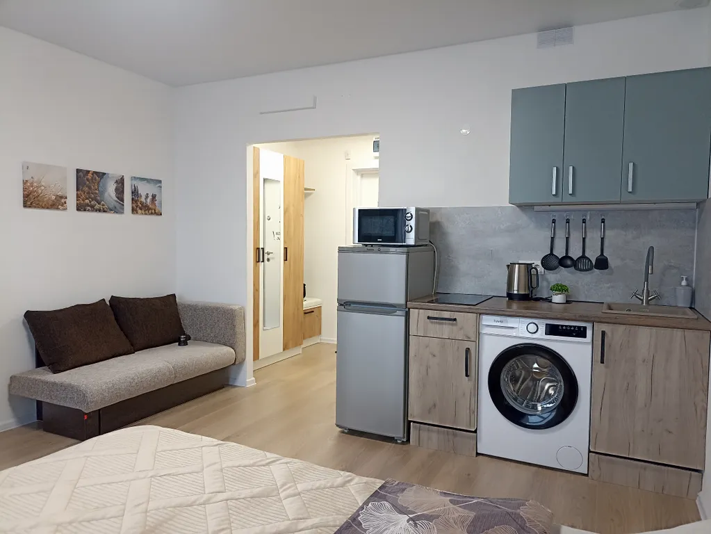 Просторная студия для троих у МРНЦ имени Цыба