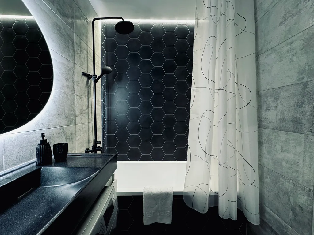 Изящная студия с шикарным видом на мегаполис