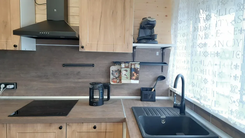 Дом-баня на берегу озера