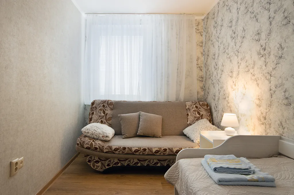 Очень уютная 4-комнатная квартира в центре города с сауной, зоной барбекю