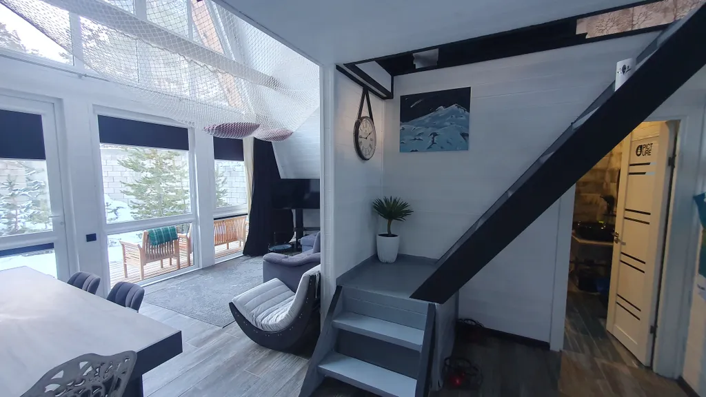 Коттедж A-frame 100кв.м. 1км до горнолыжных трасс Эльбруса.