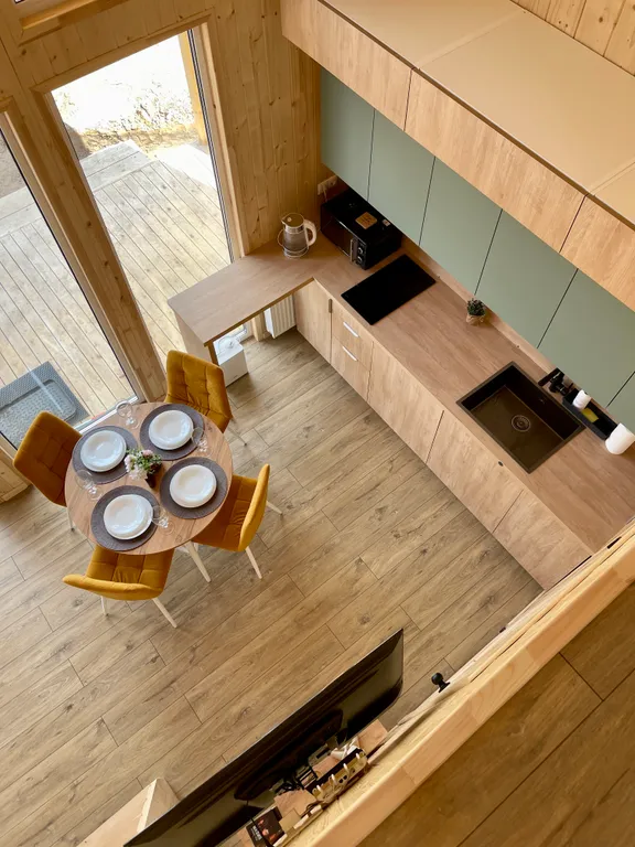 Дом с сауной у пруда