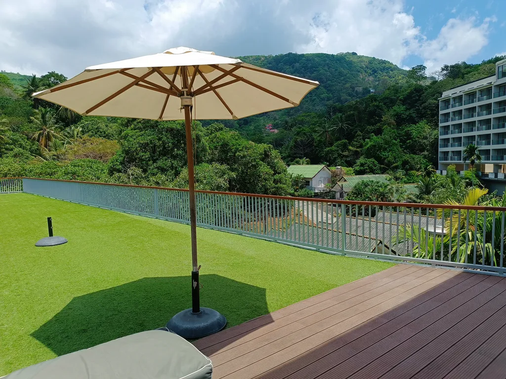 1-к квартира с бассейном у пляжа Карон A4